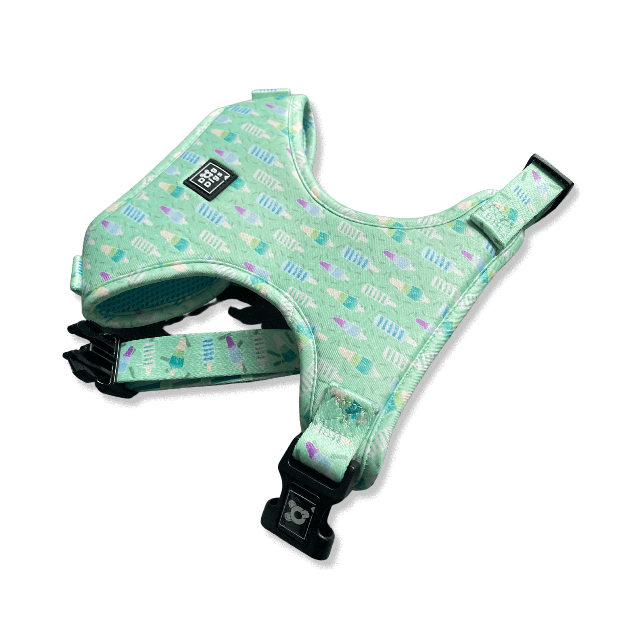 Mint Freeze Ice Lolly Adjustable Dog Harness Dog Digs